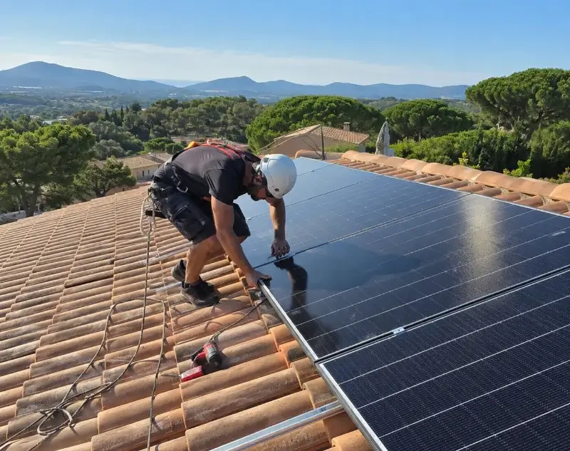 Installateur panneaux solaires L'Hermitage — pose photovoltaïque sur toiture